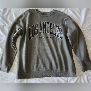 PacSun Los Angeles Crewneck Sweater -‎ Gray